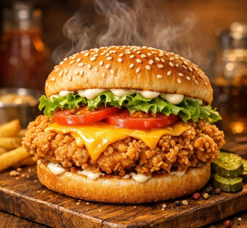 Zinger with Cheese Burger