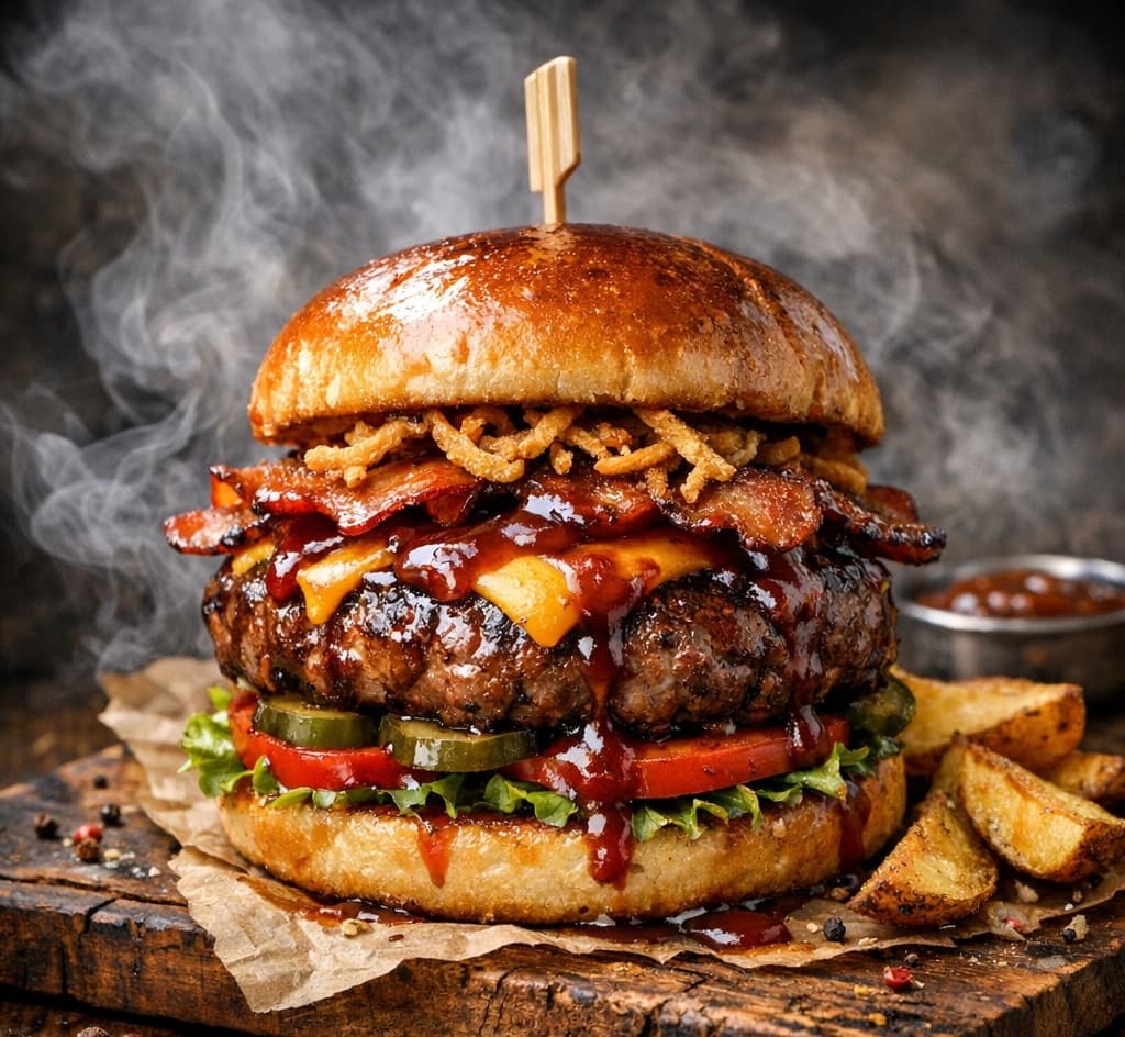 Beef BBQ Smoked Burger