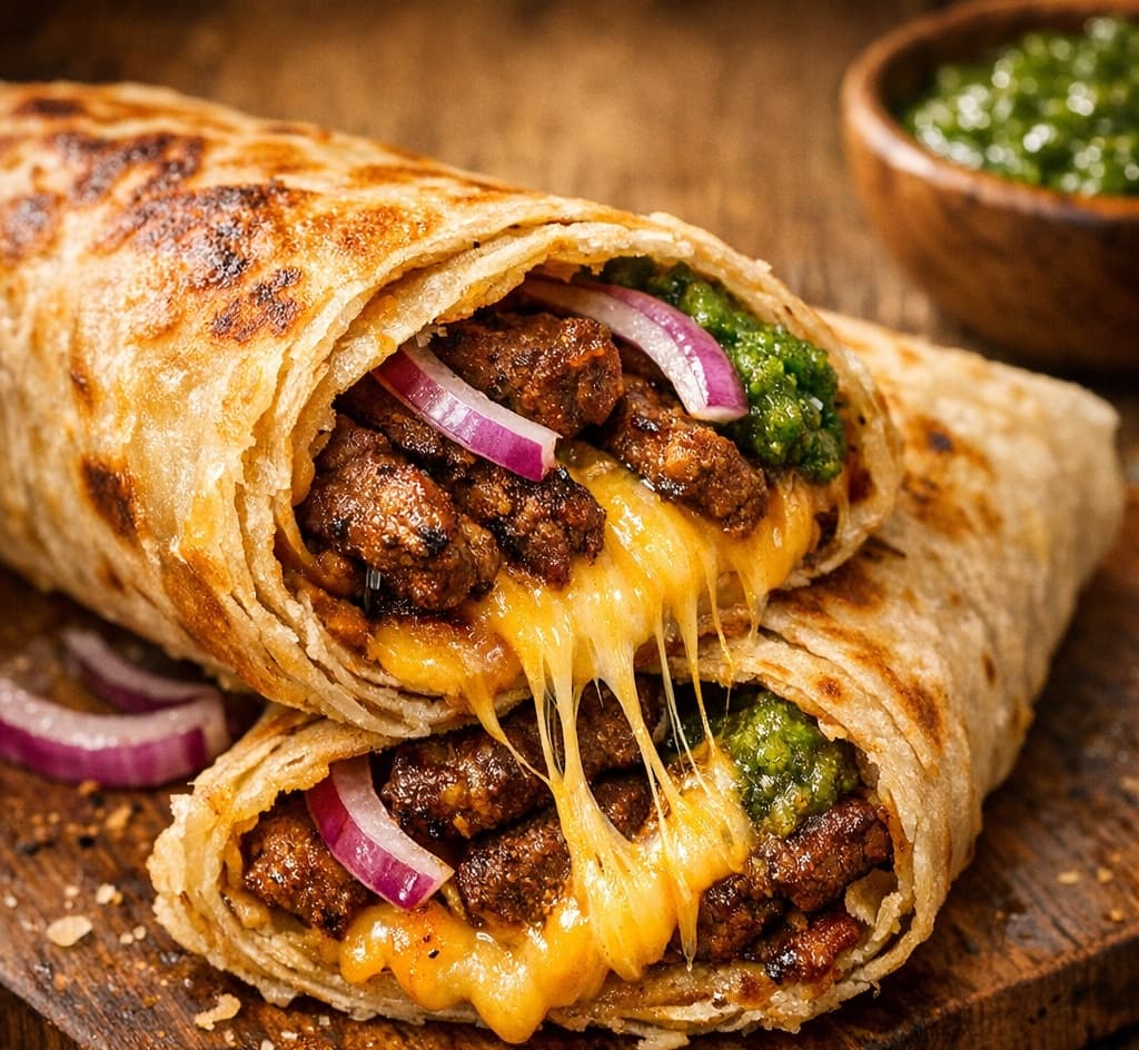Beef Bihari Cheese Roll
