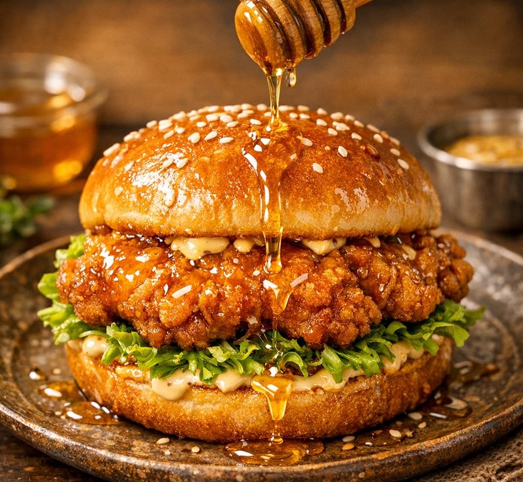 Honey Crunch Burger