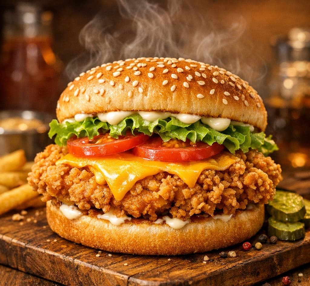 Zinger with Cheese Burger